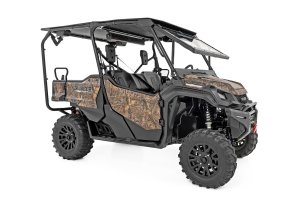 Honda Pioneer 1000 Deluxe Electric Tilt Windshield - Rough Country - Auto-Tilt Glass - 4WD - '20-'23